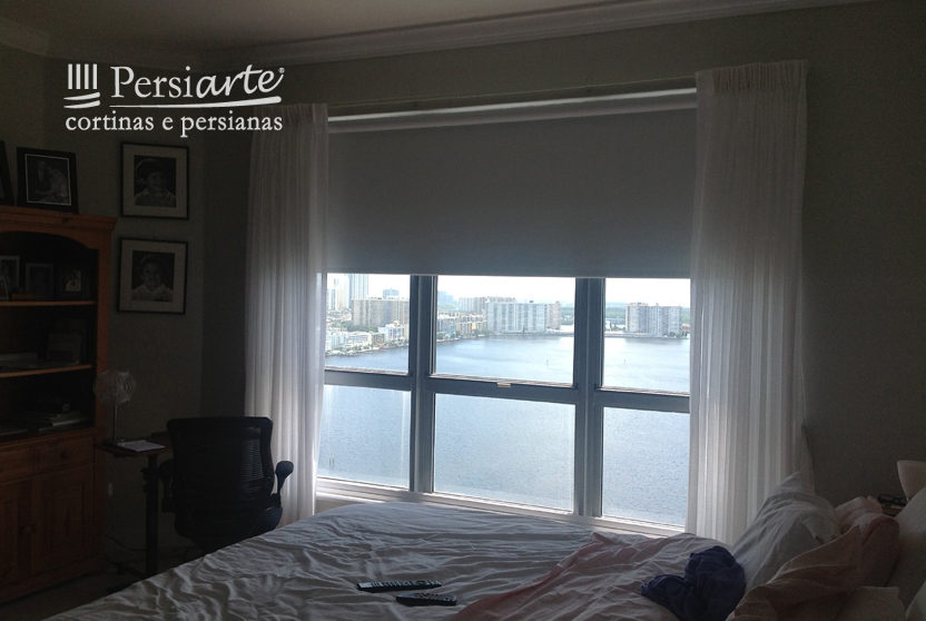 Cortina Rolô Blackout para Quarto